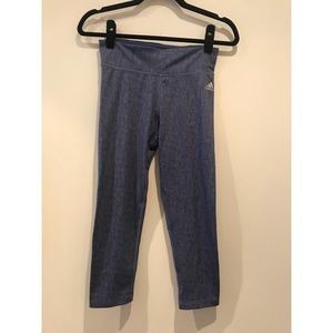 Adidas Climalite 3/4 Leggings Periwinkle Small